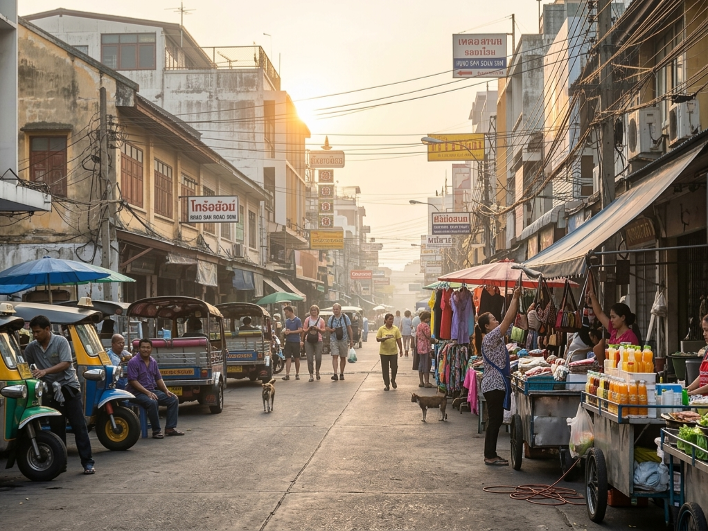 Morning Notes from Khao San