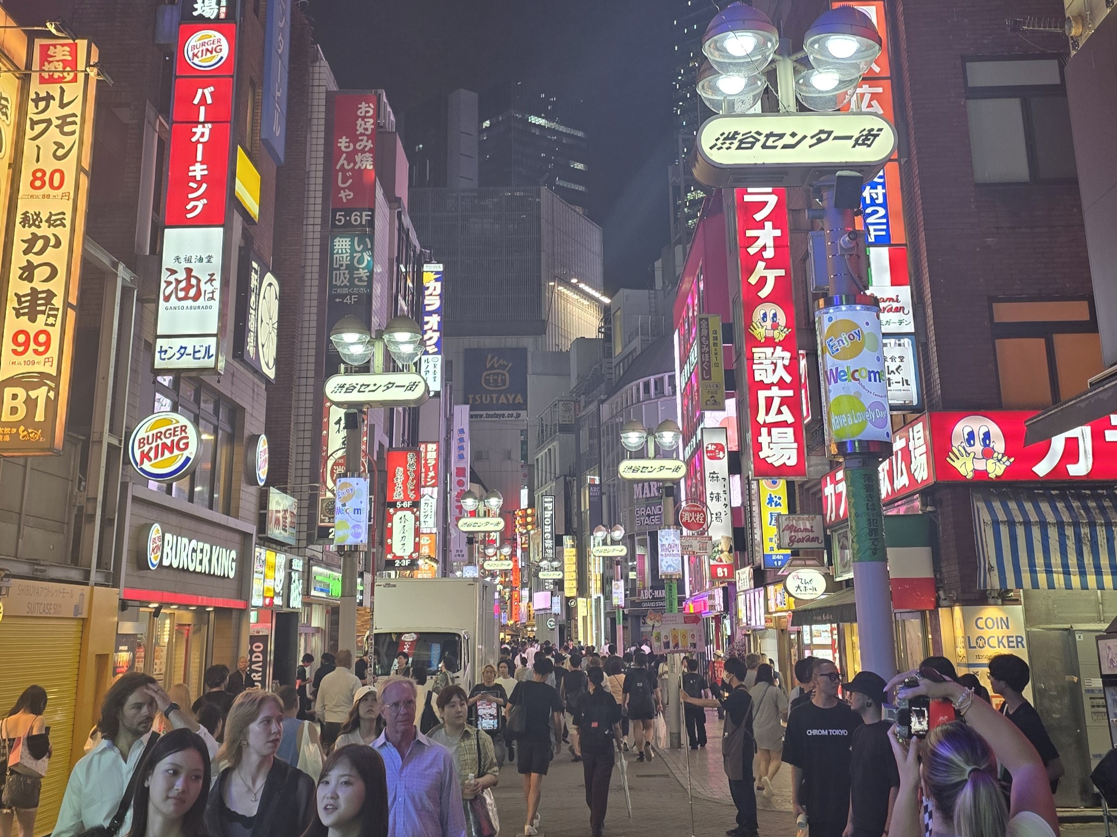 Walking Alone Through Tokyo at Night