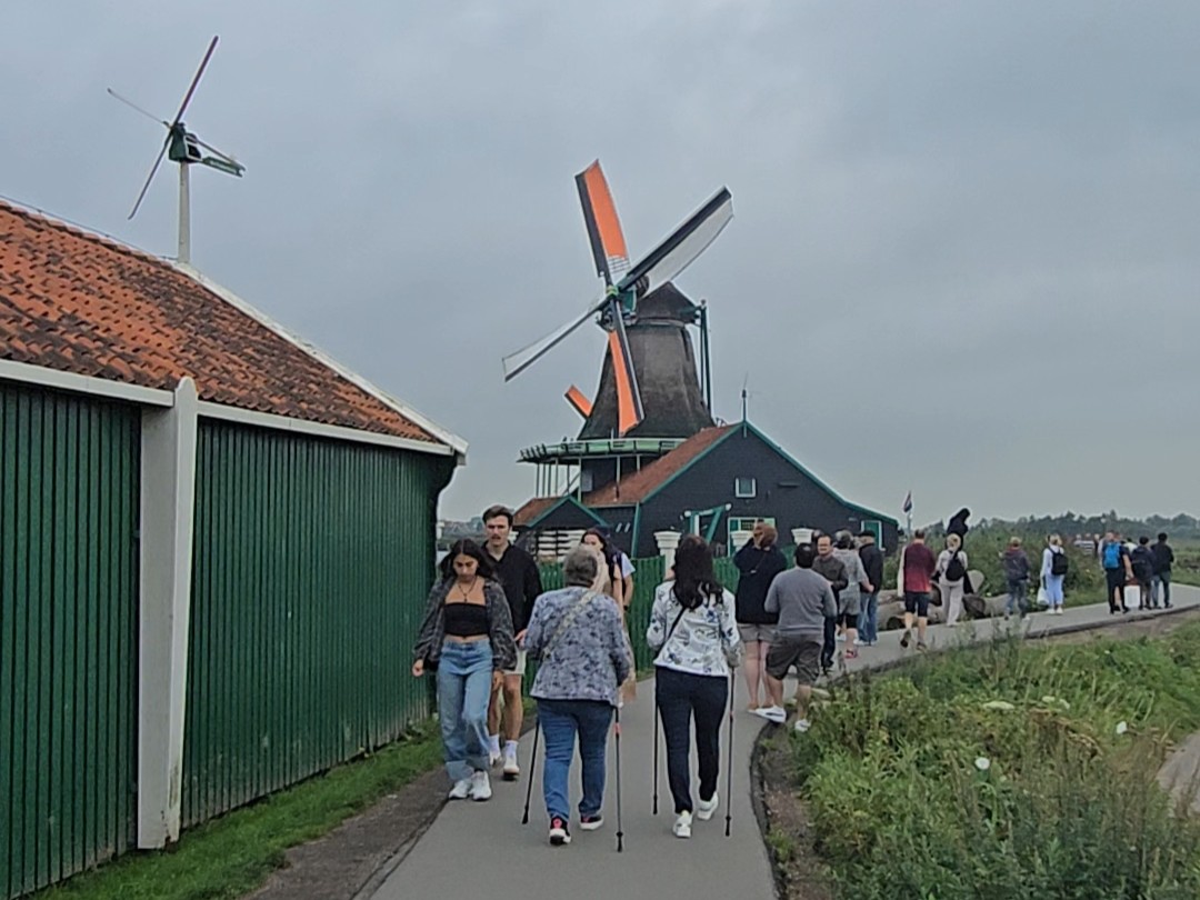 A Windy Morning in Zaanse Schans