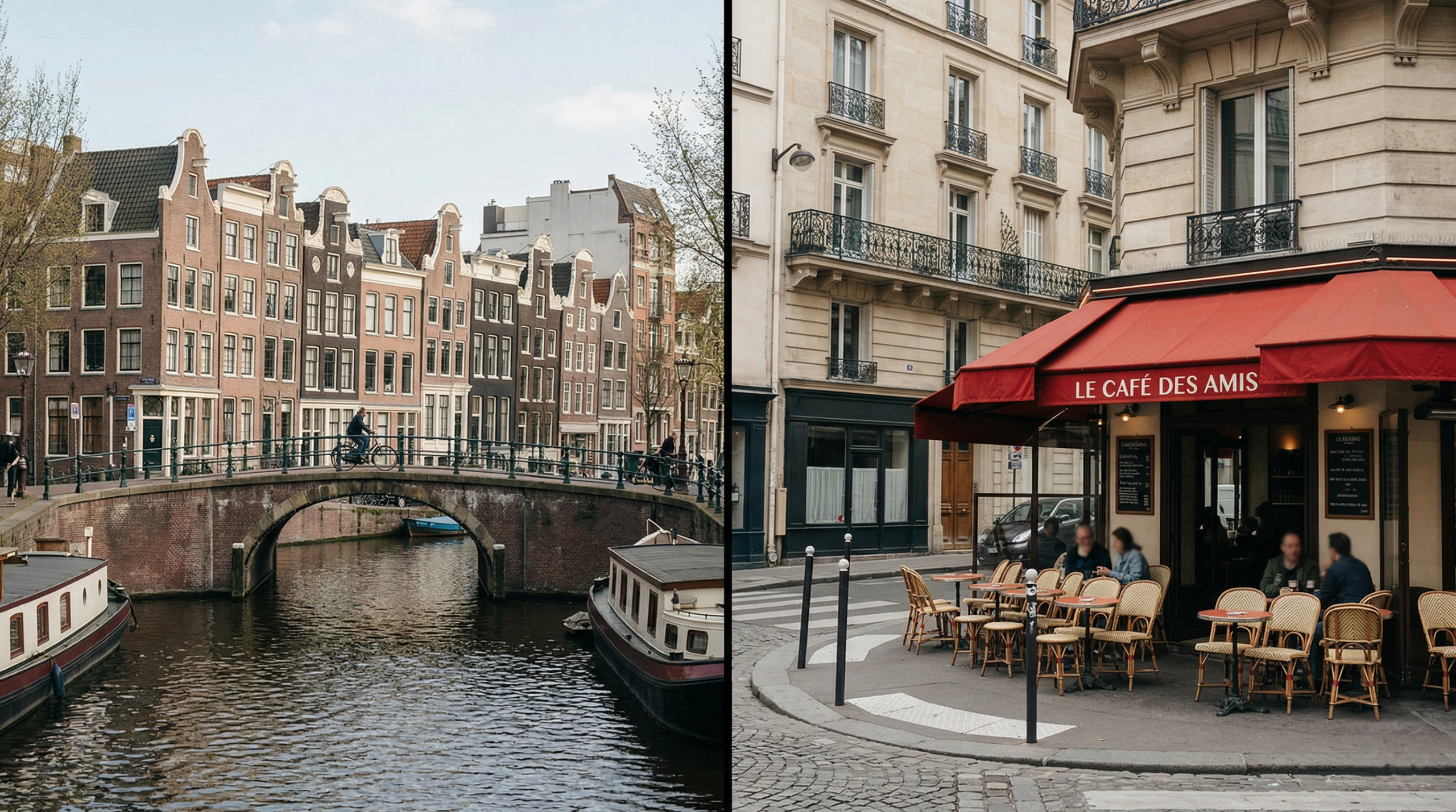 Amsterdam vs Paris: Two Very Different European Cities