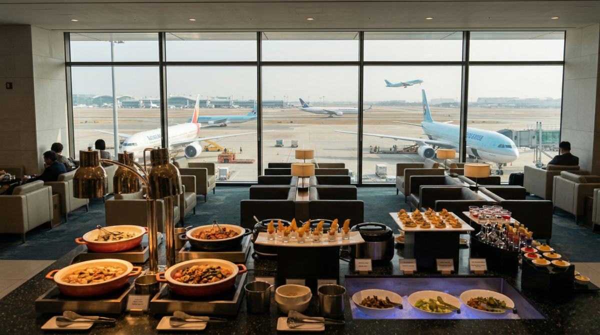 Maximizing the Airport Lounge Before Flying Home from Seoul